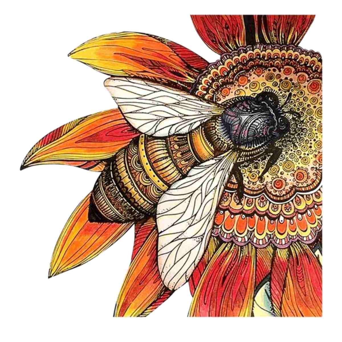 Bees in Bloom – Wooden Jigsaw Puzzle