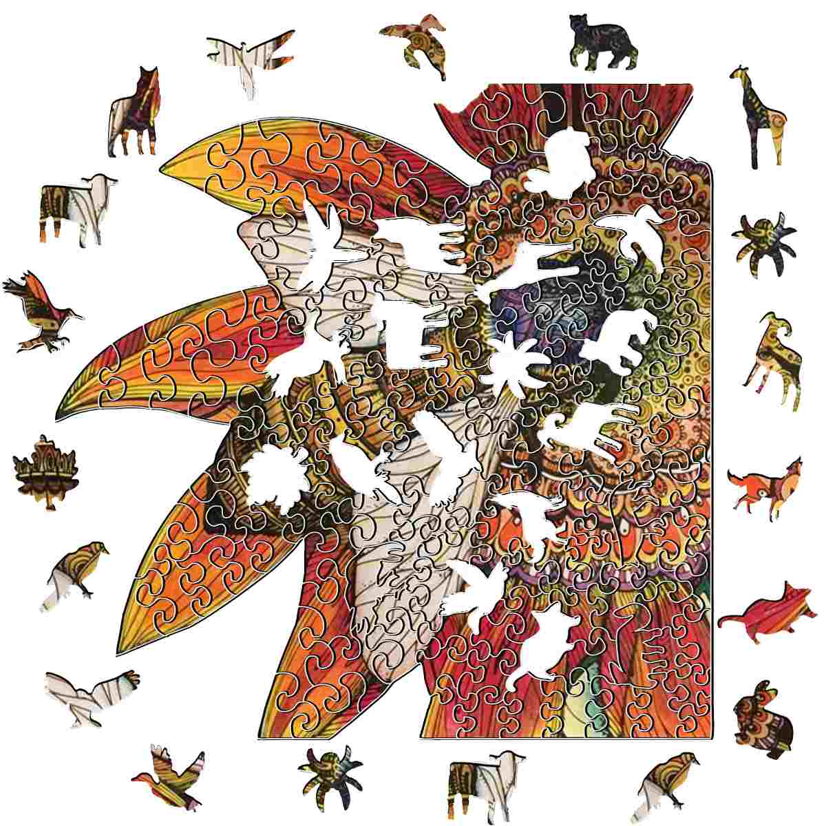 Bees in Bloom – Wooden Jigsaw Puzzle